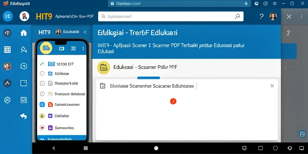 Tampilan antarmuka aplikasi HIT9 yang user-friendly untuk Scanner PDF.