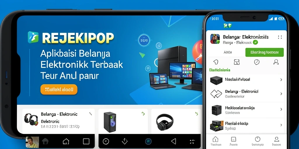 Tampilan antarmuka REJEKIPOP yang menarik dan mudah digunakan.
