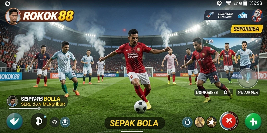 Tampilan antarmuka ROKOK88 yang dinamis dan menarik.