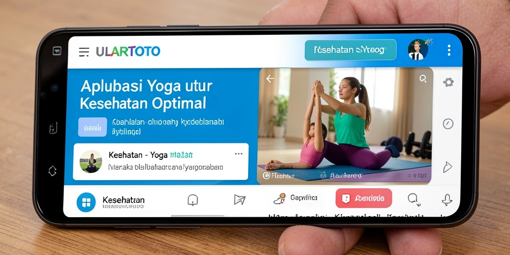 Tampilan antarmuka <strong>ULARTOTO</strong> yang ramah pengguna untuk latihan Yoga.